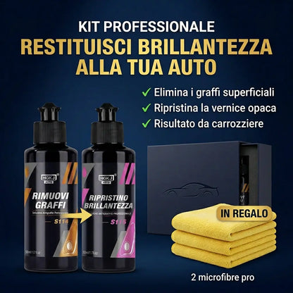 Kit Rimuovi Graffi Pro — Trattamento 2 in 1